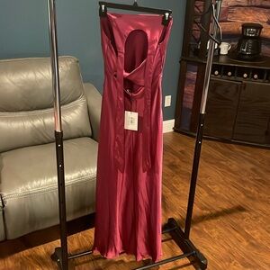 Hello Molly shoulder strap evening gown size small